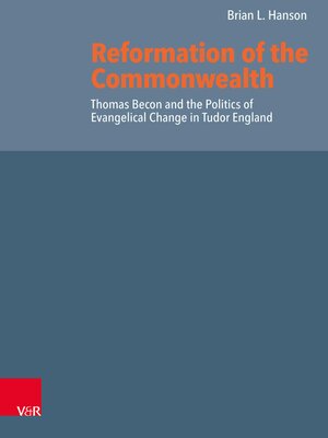 cover image of Reformation of the Commonwealth